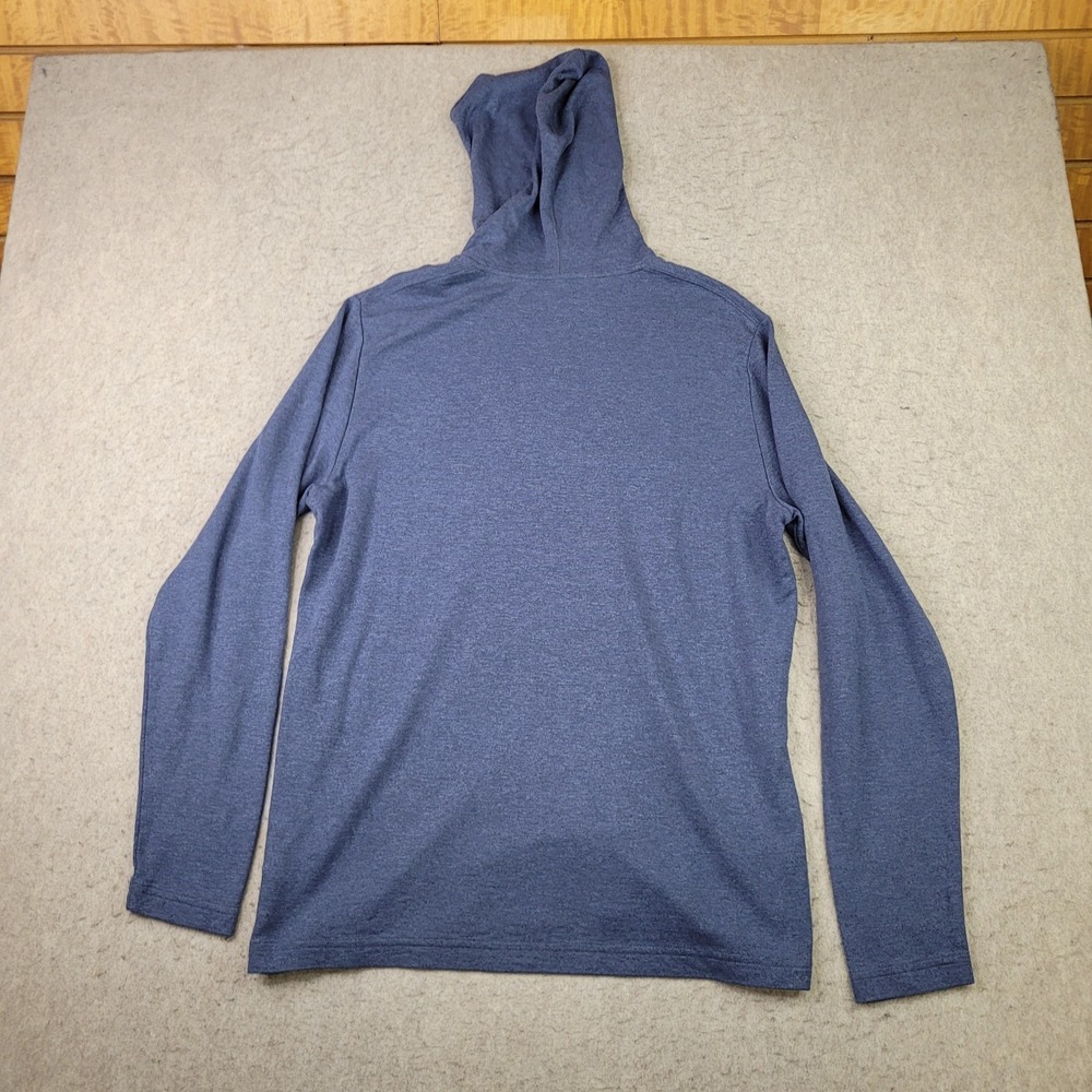 Travis Mathew Hoodie Shirt Mens XL Blue Pullover Lightweight Stretch - Picture 3 of 7